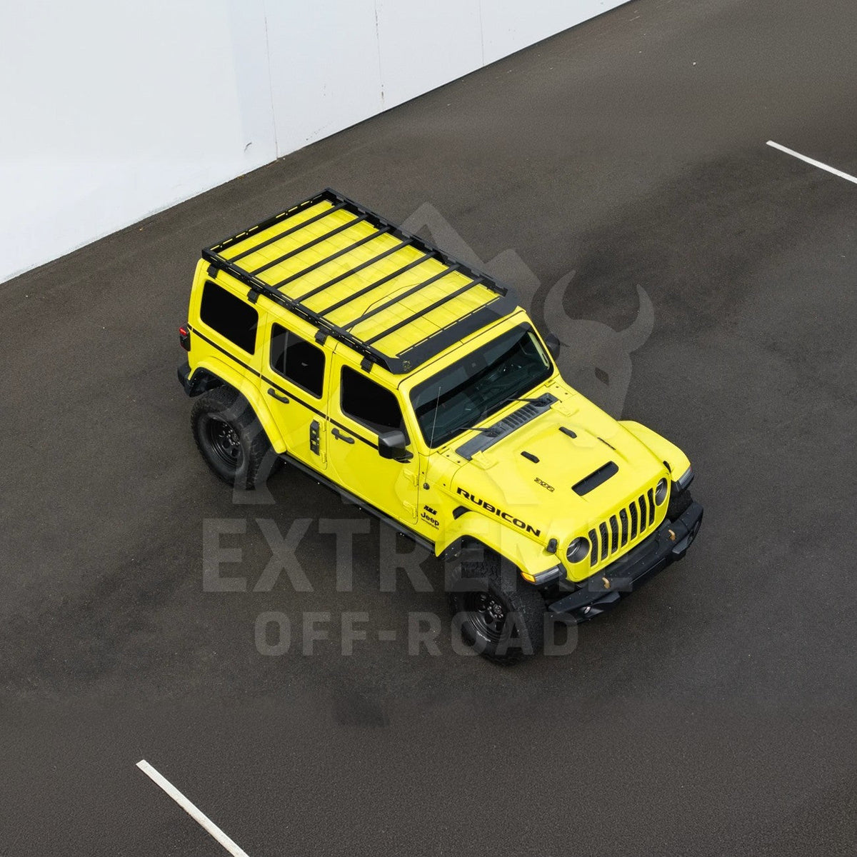 2018-Up Jeep Wrangler JL Carbon Steel Black Top Roof Cargo Rack image 40
