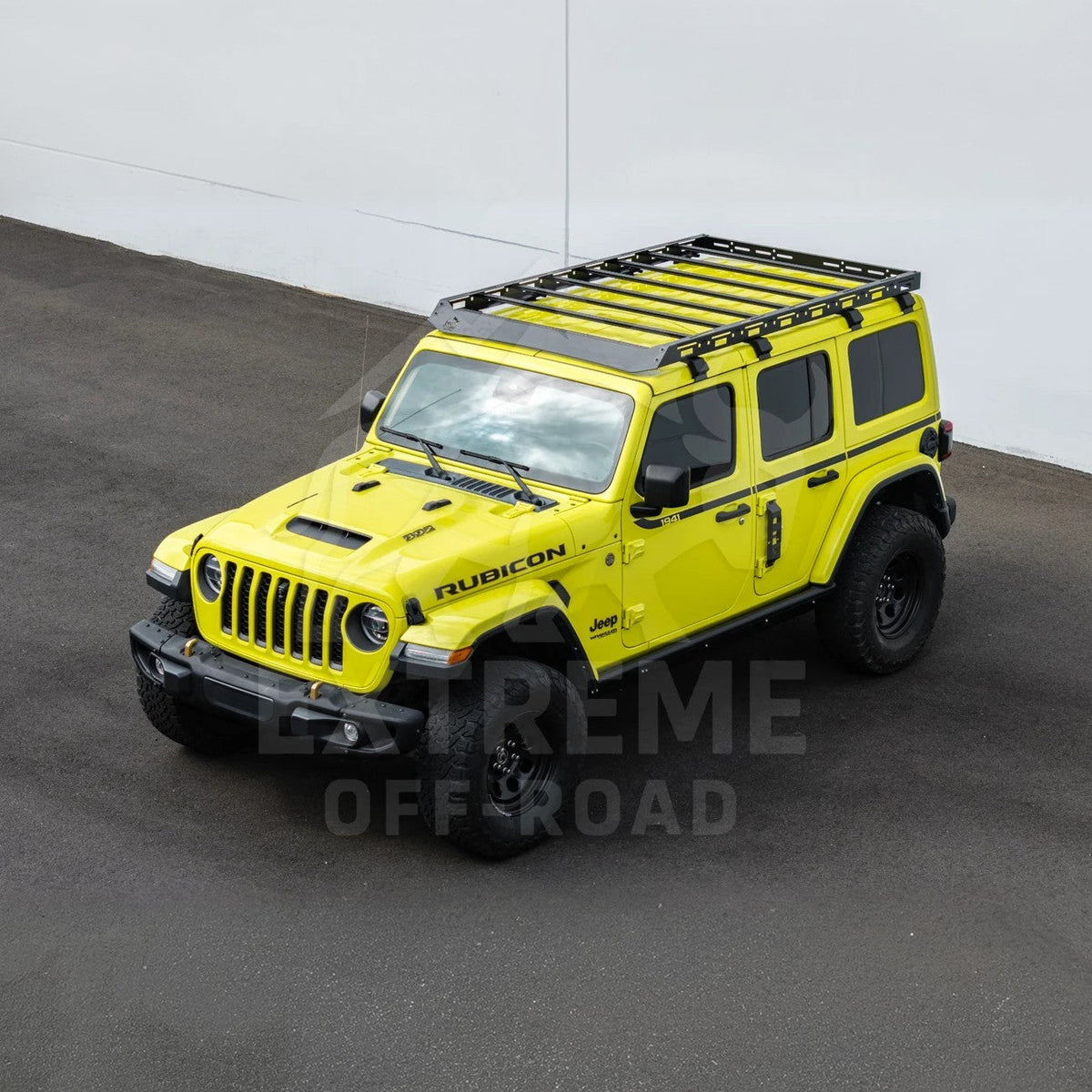 2018-Up Jeep Wrangler JL Carbon Steel Black Top Roof Cargo Rack image 42