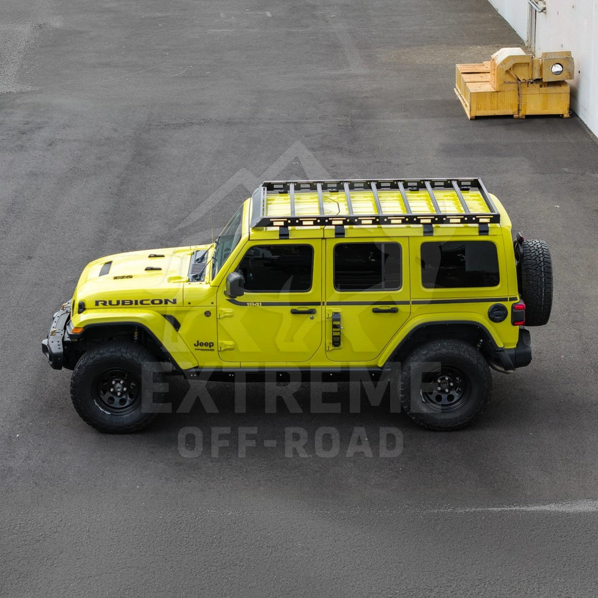 2018-Up Jeep Wrangler JL Carbon Steel Black Top Roof Cargo Rack image 43