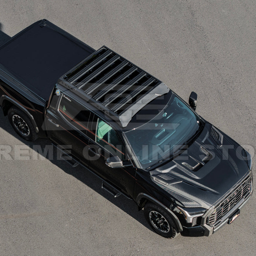 2022-Up Toyota Tundra | EOS CARBON FIBER Front Vented Hood Cover w/ Side Vent image 6