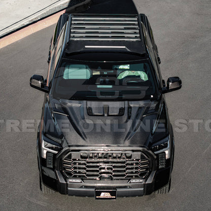 2022-Up Toyota Tundra | EOS CARBON FIBER Front Vented Hood Cover w/ Side Vent image 5