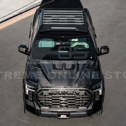 2022-Up Toyota Tundra | EOS CARBON FIBER Front Vented Hood Cover w/ Side Vent image 38