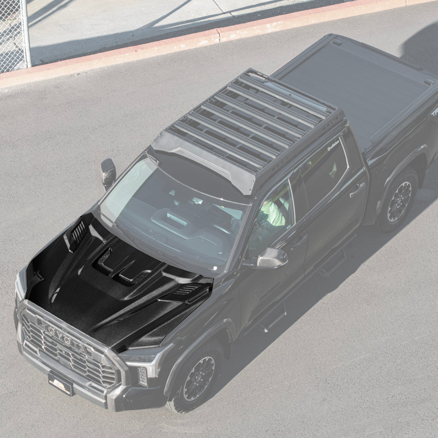 2022-Up Toyota Tundra | EOS CARBON FIBER Front Vented Hood Cover w/ Side Vent image 1