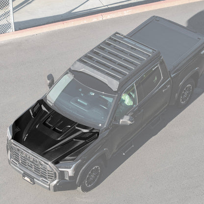 2022-Up Toyota Tundra | EOS CARBON FIBER Front Vented Hood Cover w/ Side Vent image 1