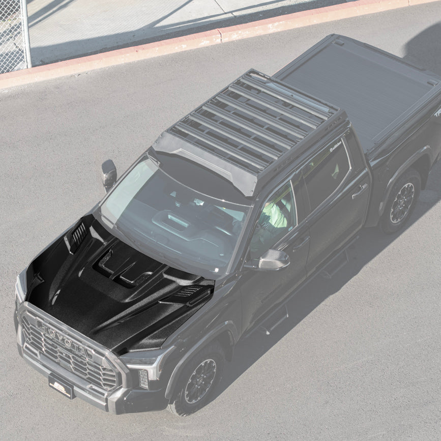 2022-Up Toyota Tundra | EOS CARBON FIBER Front Vented Hood Cover w/ Side Vent image 1