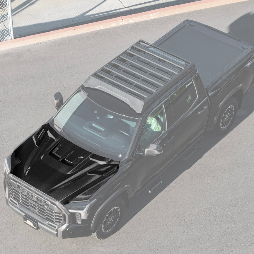 2022-Up Toyota Tundra | EOS CARBON FIBER Front Vented Hood Cover w/ Side Vent image 3