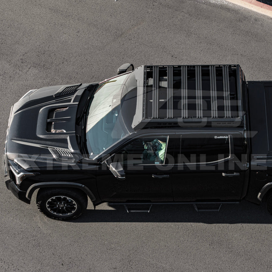 2022-Up Toyota Tundra | EOS CARBON FIBER Front Vented Hood Cover w/ Side Vent image 42
