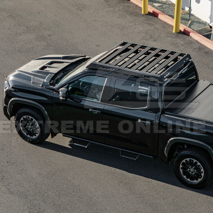 2022-Up Toyota Tundra | EOS CARBON FIBER Front Vented Hood Cover w/ Side Vent image 9
