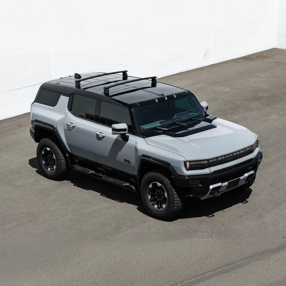 2022-Up GMC Hummer EV | Aluminum Roof Mounted Cargo & Luggage Cross Rail Rack image 4