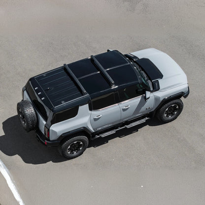2022-Up GMC Hummer EV | Aluminum Roof Mounted Cargo & Luggage Cross Rail Rack image 6