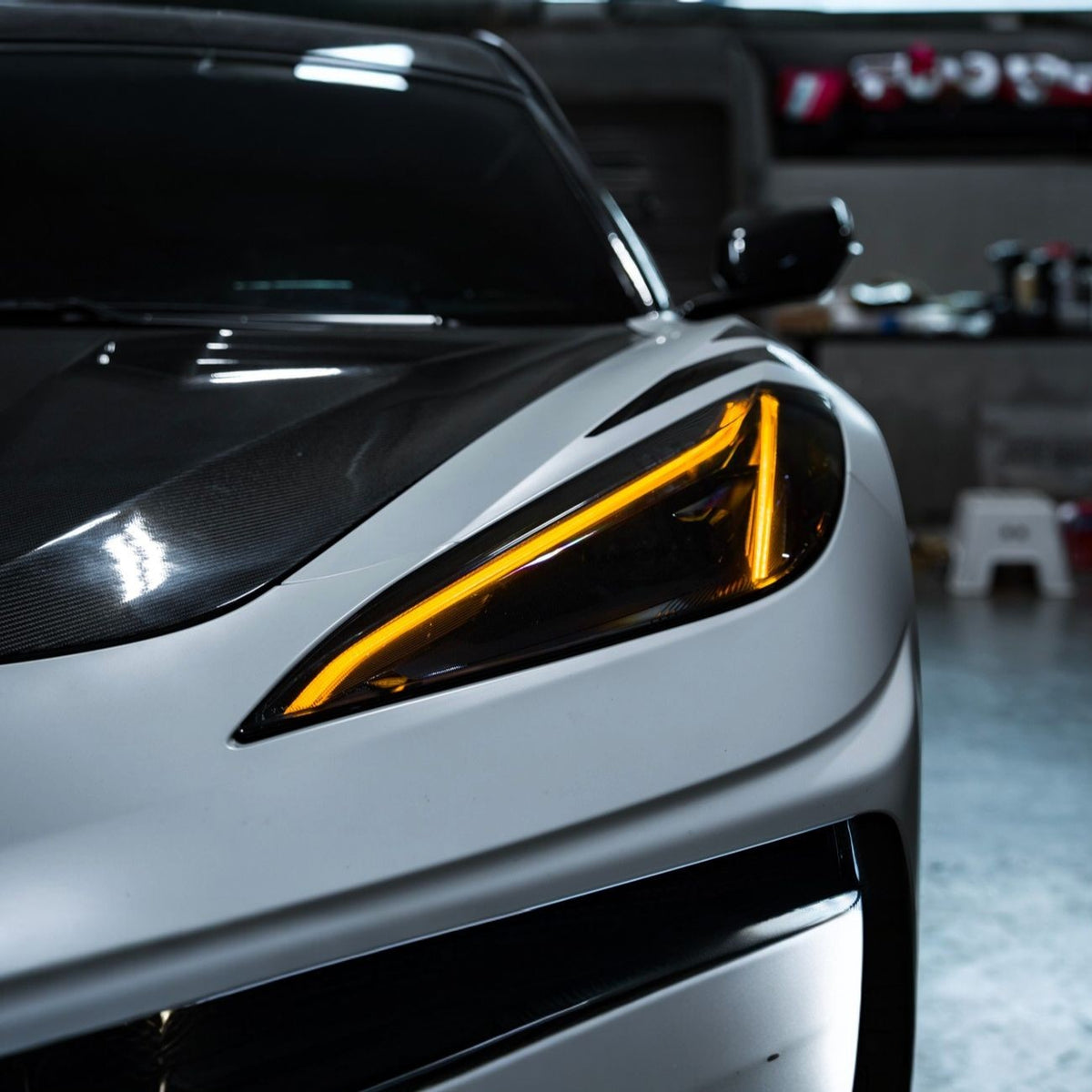 Corvette C8 GT Style Amber LED DRL Module Set image 7