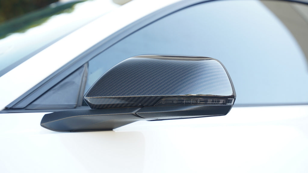 Carbon Fiber  Replacement Mirrors - 2015-2025 Ford Mustang S550 / S650