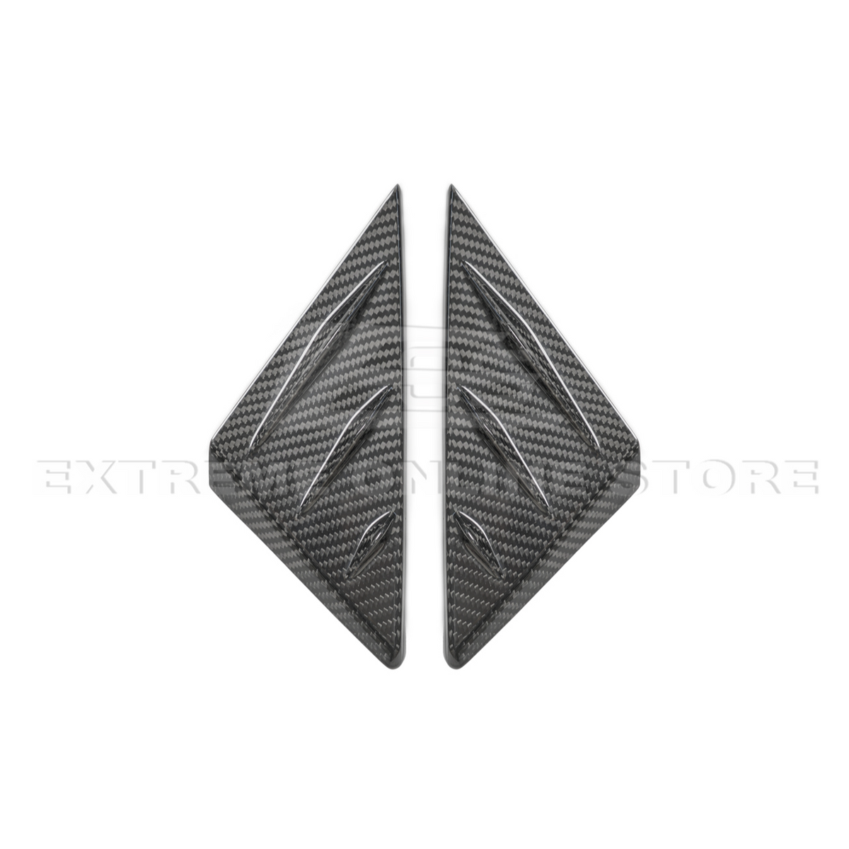 Chevrolet Corvette C8 DRY CARBON FIBER Anti Wind Buffeting Cover image 11