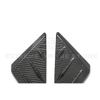 Chevrolet Corvette C8 DRY CARBON FIBER Anti Wind Buffeting Cover image 14