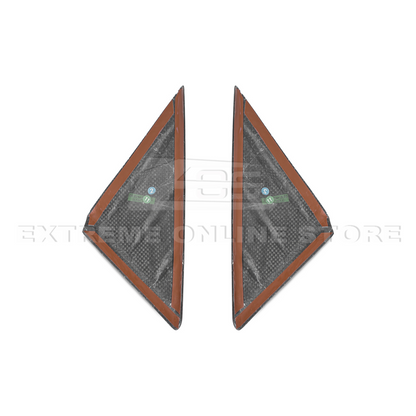 Chevrolet Corvette C8 DRY CARBON FIBER Anti Wind Buffeting Cover image 15
