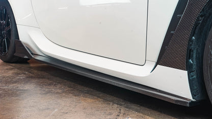 Carbon Fiber Side Rocker Extensions- 2022+Toyota GR86/ Subaru BRZ