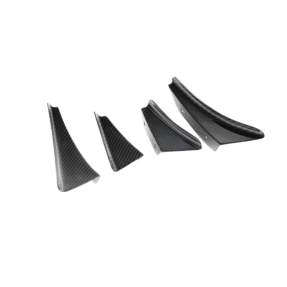 Carbon Fiber Front Bumper Canards- 2023 - Current Honda FL5 Civic Type R