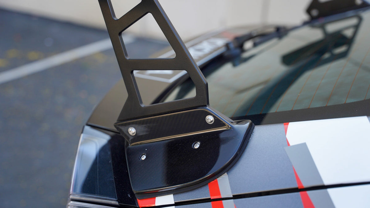 GT-250 Carbon Fiber Swan Neck Wing- 2017-2021 Honda FK8 Civic Type R
