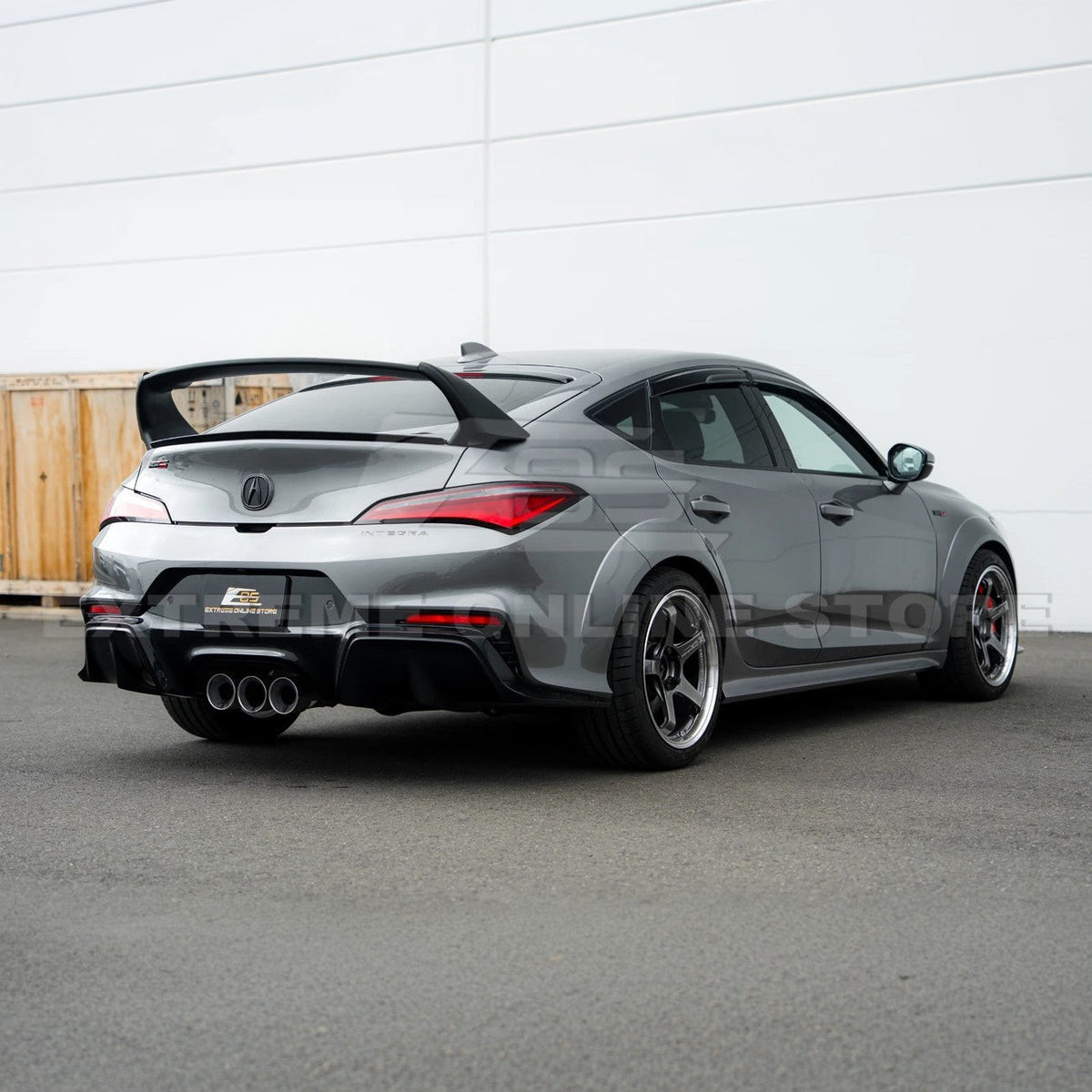 2023-Up Acura Integra DE | Performance Matte Black Rear Trunk Wing Spoiler image 8