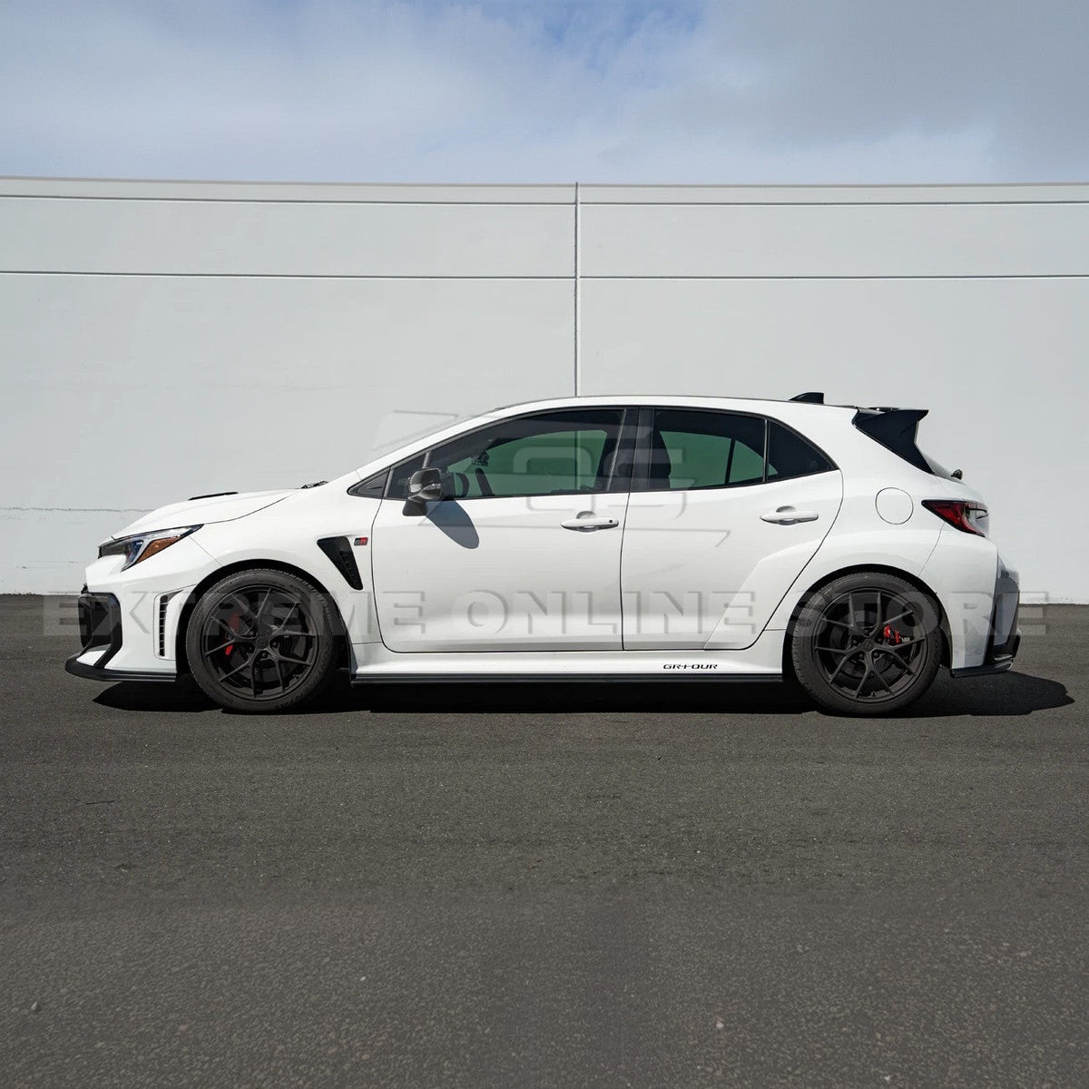2025-Up GR Corolla GR Package Front Splitter Lip w/ Side Skirts image 73