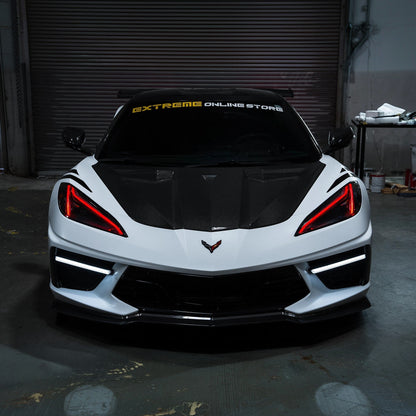 Corvette C8 GT Style Amber LED DRL Module Set image 31