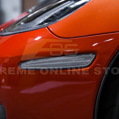 Corvette C6 Front Amber Light LED Side Markers Pair image 12