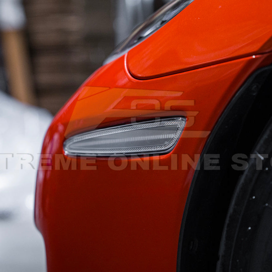 Corvette C6 Front Amber Light LED Side Markers Pair image 14