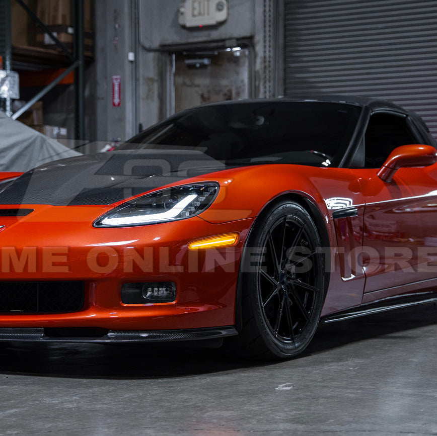 Corvette C6 Front & Rear Amber Light LED Side Markers Pair image 8