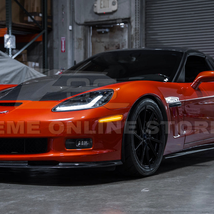 Corvette C6 Front Amber Light LED Side Markers Pair image 43