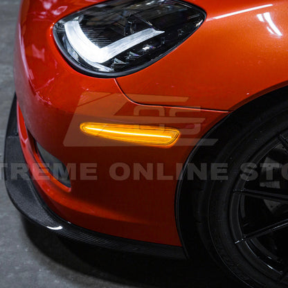 Corvette C6 Front Amber Light LED Side Markers Pair image 9