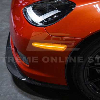 Corvette C6 Front & Rear Amber Light LED Side Markers Pair image 14