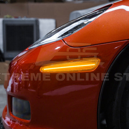 Corvette C6 Front & Rear Amber Light LED Side Markers Pair image 15