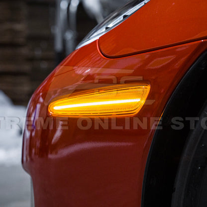 Corvette C6 Front Amber Light LED Side Markers Pair image 11