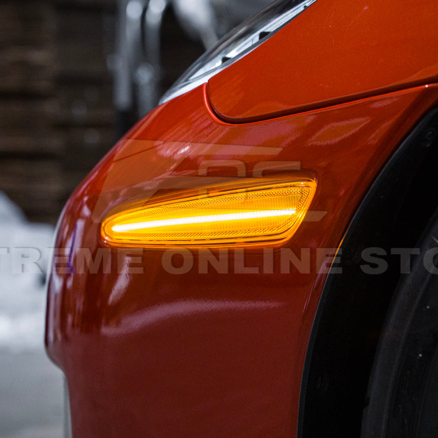 Corvette C6 Front Amber Light LED Side Markers Pair image 48