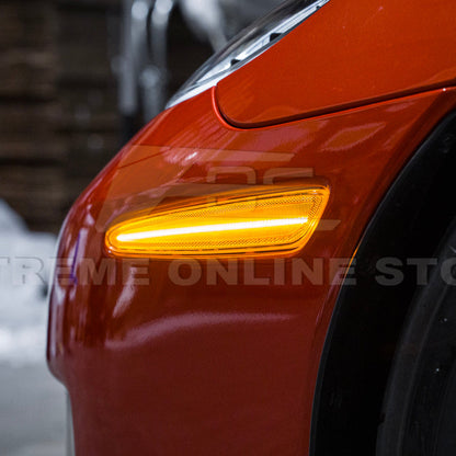 Corvette C6 Front Amber Light LED Side Markers Pair image 48