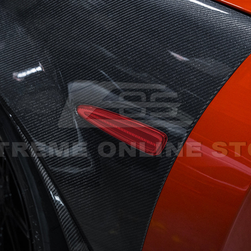 Corvette C6 Rear Red Light LED Side Markers Pair image 51