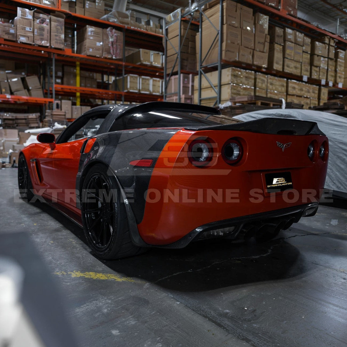 Corvette C6 Rear Red Light LED Side Markers Pair image 45