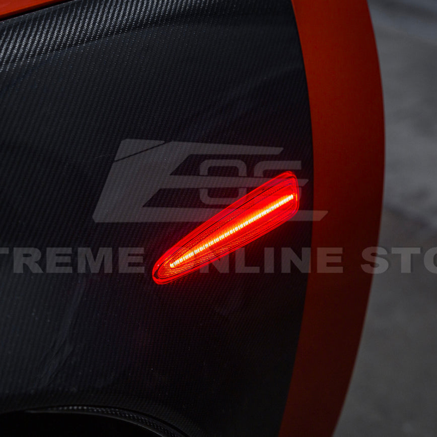 Corvette C6 Rear Red Light LED Side Markers Pair image 47