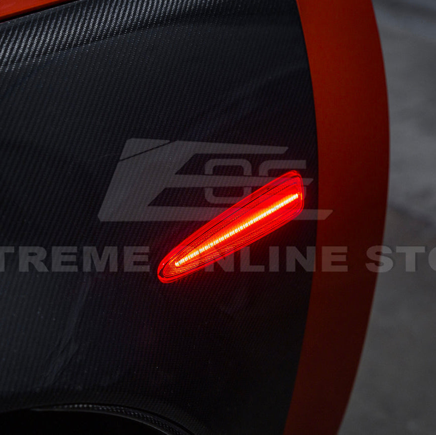 Corvette C6 Front & Rear Amber Light LED Side Markers Pair image 17