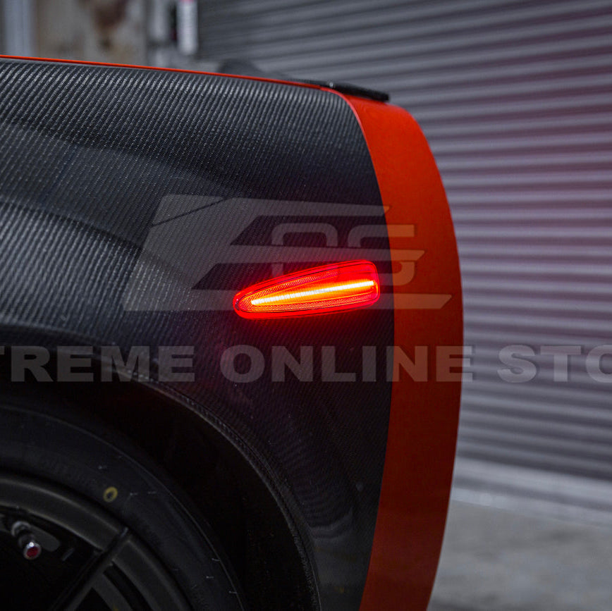 Corvette C6 Rear Red Light LED Side Markers Pair image 48