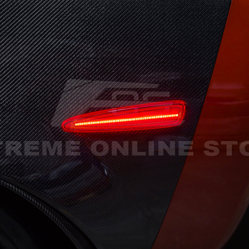 Corvette C6 Front & Rear Amber Light LED Side Markers Pair image 18