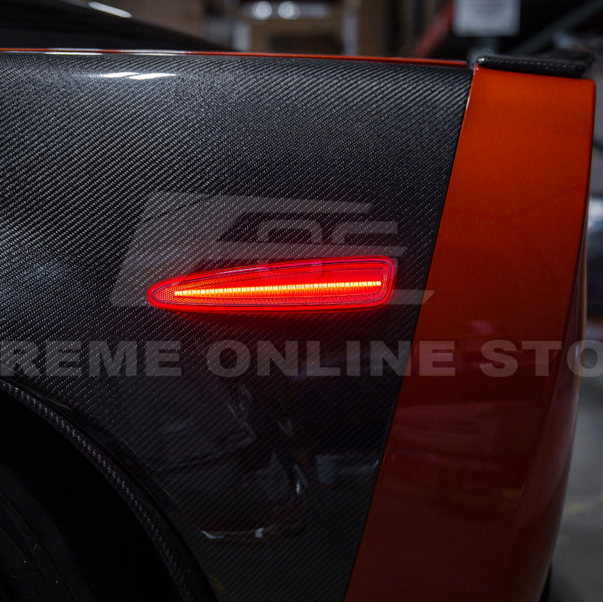 Corvette C6 Rear Red Light LED Side Markers Pair image 10