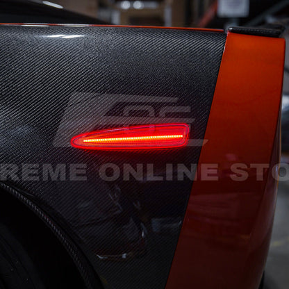 Corvette C6 Rear Red Light LED Side Markers Pair image 10