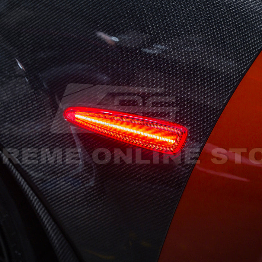 Corvette C6 Rear Red Light LED Side Markers Pair image 11