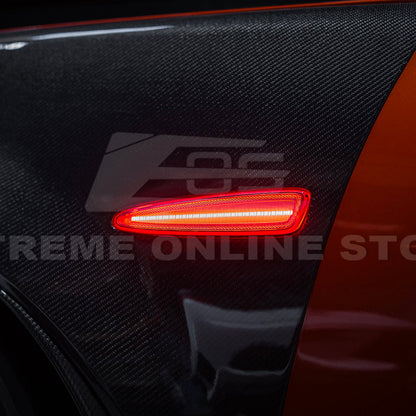 Corvette C6 Front & Rear Amber Light LED Side Markers Pair image 20