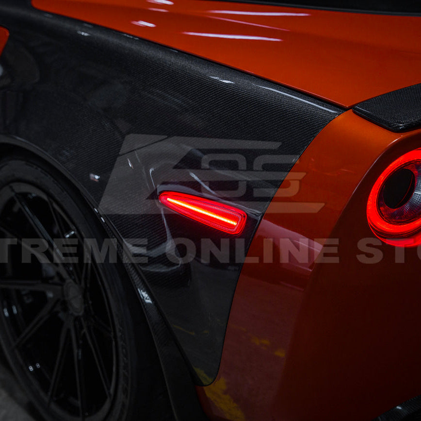 Corvette C6 Rear Red Light LED Side Markers Pair image 13