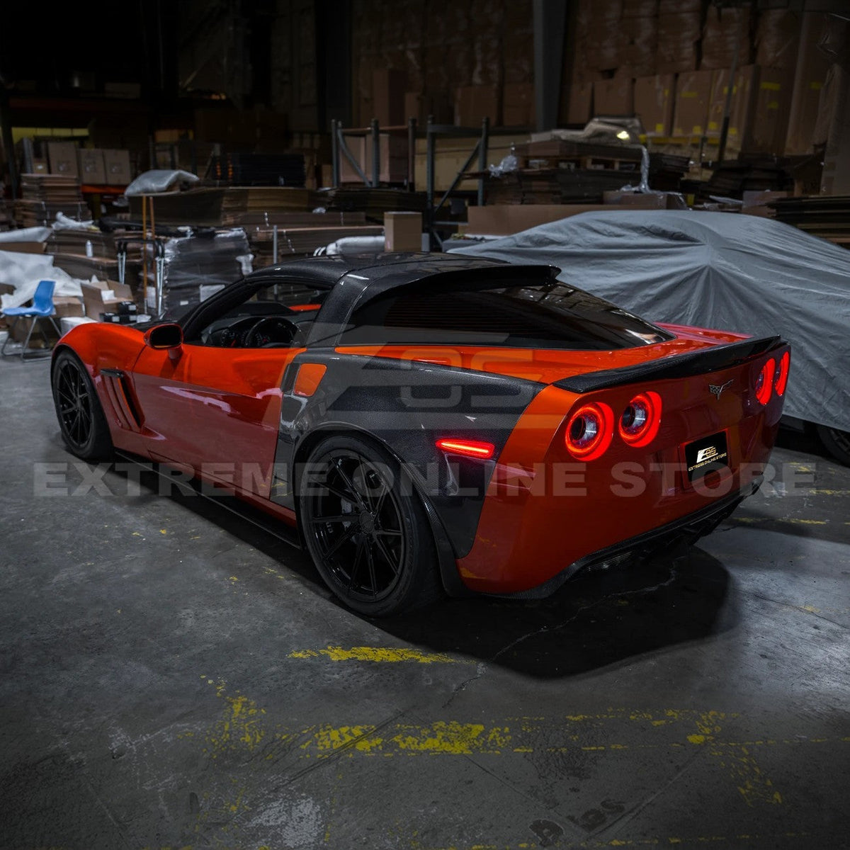 Corvette C6 Rear Red Light LED Side Markers Pair image 4