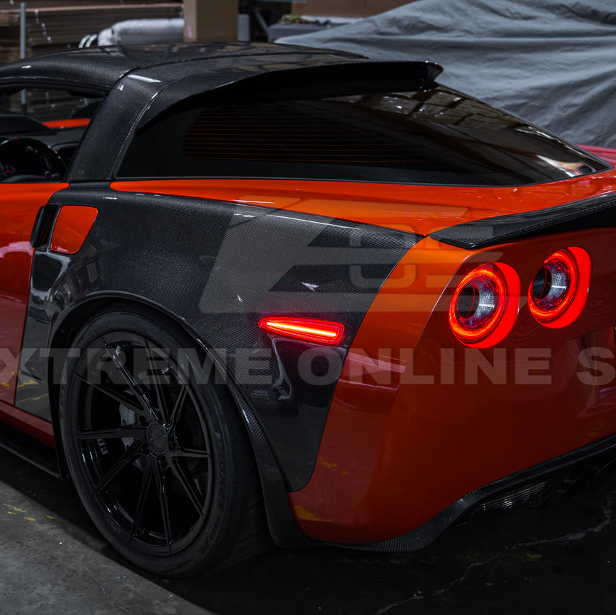 Corvette C6 Rear Red Light LED Side Markers Pair image 44