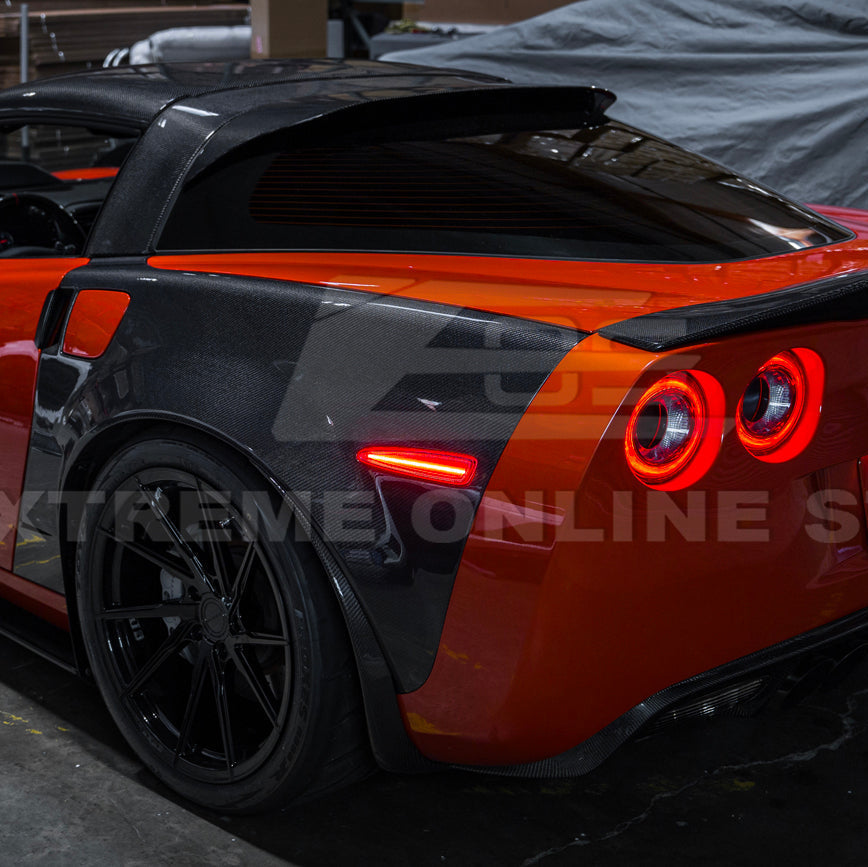 Corvette C6 Front & Rear Amber Light LED Side Markers Pair image 9
