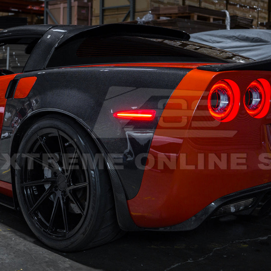 Corvette C6 Rear Red Light LED Side Markers Pair image 5